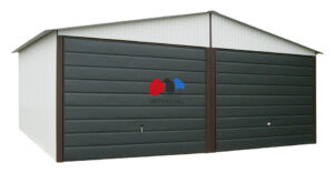 Garaże blaszane akrylowe /kolorowe/ RAL