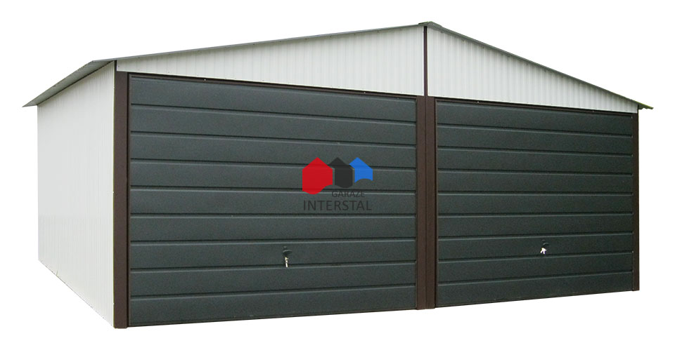 garaż akrylowy podwójny do przechowywania samochodów