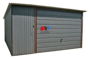 Garaże blaszane jednospadowe