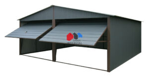 Garaże blaszane dwustanowiskowe