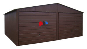 Garaże blaszane dwuspadowe