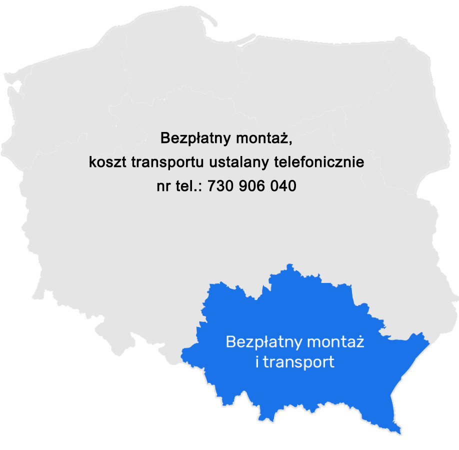 Mapa bezpłatnego transportu